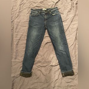 L.L.Bean Signature - flannel lined boyfriend jean
